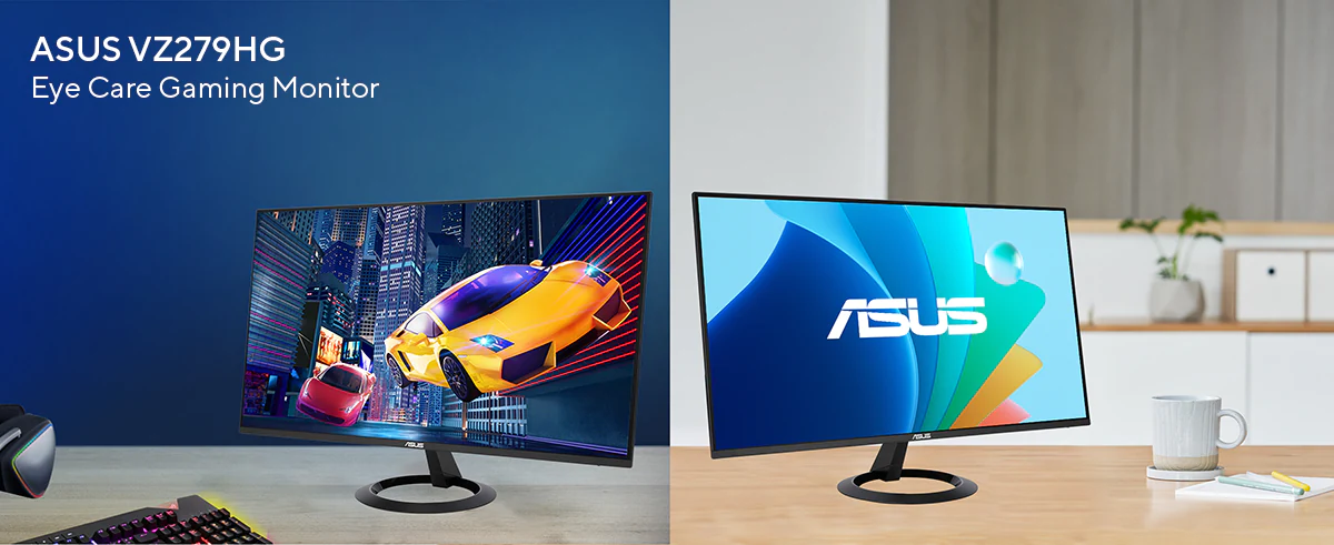 ASUS VZ279HG 27-inch Full HD 120Hz 1ms IPS Eye Care Gaming Monitor Price in BD ASUS VZ279HG 27-inch Full HD 120Hz 1ms IPS Eye Care Gaming Monitor Price in BD